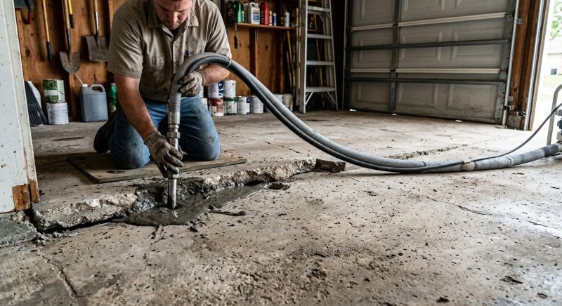 Concrete Settlement Repair in West Des Moines, IA