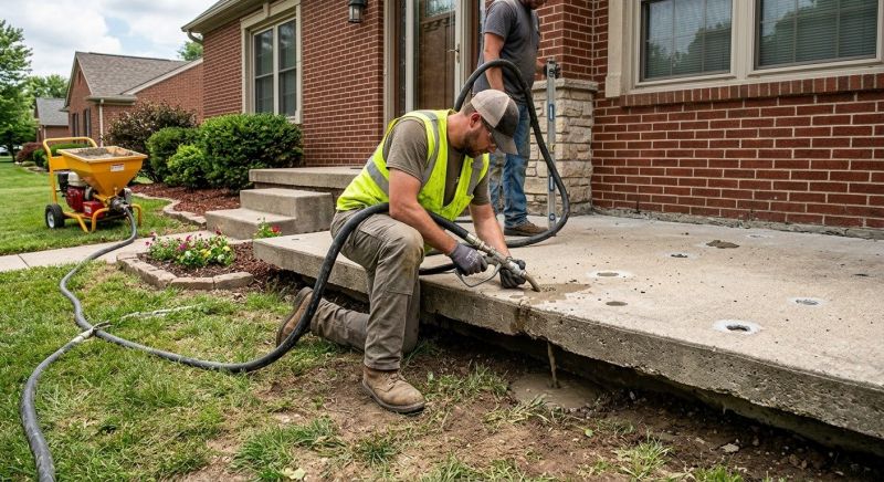 Concrete Settlement Repair in Miami Dade County, FL