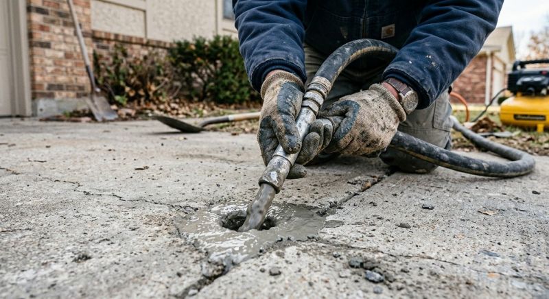 Driveway Slab Lifting in San Antonio, TX