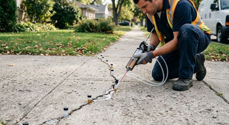Sunken Sidewalk Repair in Miami Dade County, FL
